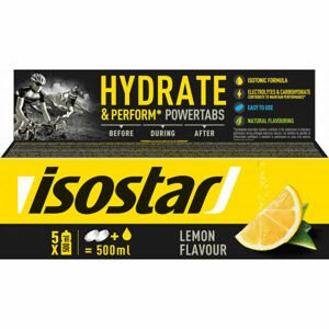 Isostar TABLETY BOX 120 G CITRON Rozpustný isotonický nápoj v tabletách, , velikost
