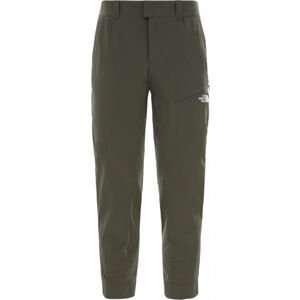 The North Face INLUX W Dámské kalhoty ve zkrácené délce, khaki, velikost