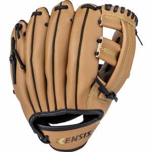 Kensis BASEBALL GLOVE 9.5 Baseballová rukavice, hnědá, velikost