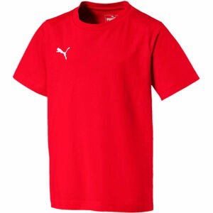 Puma LIGA CASUALS TEE Chlapecké triko, červená, velikost