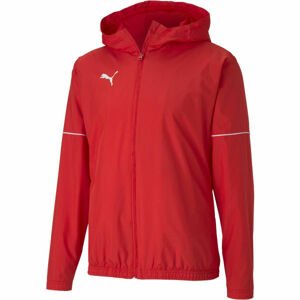 Puma TEAM GOAL RAIN JACKET Pánská sportovní bunda, červená, velikost