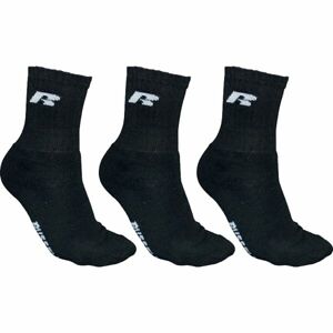 Russell Athletic SOCKS 3PPK Sportovní ponožky, černá, velikost