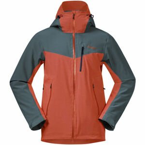 Bergans OPPDAL INS JKT Pánská lyžařská bunda, červená, velikost