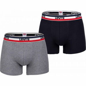 Levi's® MEN SPRTSWR LOGO BOXER BRIEF 3P Pánské boxerky, černá, velikost