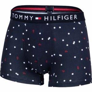 Tommy Hilfiger TRUNK PRINT Pánské boxerky, tmavě modrá, velikost