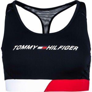 Tommy Hilfiger MID INTENSITY CB RACER BRA Dámská sportovní podprsenka, tmavě modrá, velikost
