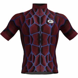 Rosti SPIDER Pánský cyklistický dres, vínová, velikost