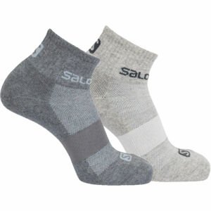 Salomon SOCKS EVASION 2-PACK Ponožky, šedá, velikost