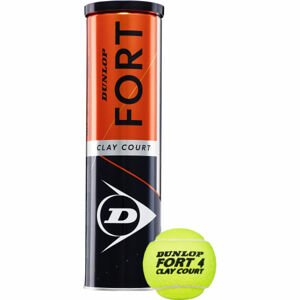Dunlop FORT CLAY COURT 4 KS Tenisové míče, mix, velikost