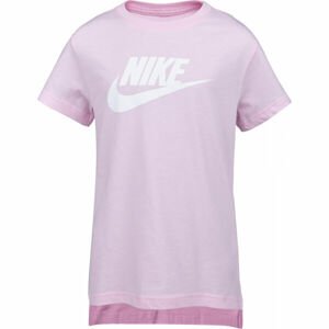 Nike SPORTSWEAR Dívčí tričko, růžová, velikost