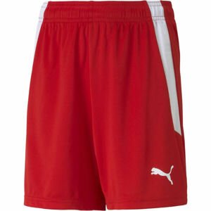 Puma TEAMLIGA SHORTS Juniorské šortky, červená, velikost