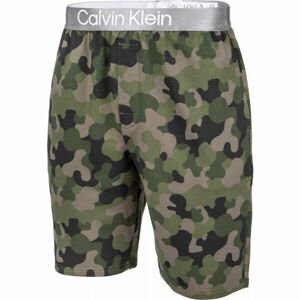 Calvin Klein SHORT Pánské pyžamové kraťasy, khaki, velikost