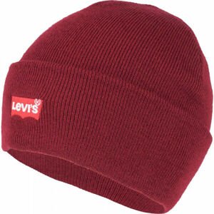 Levi's® RED BATWING EMBROIDERED Zimní čepice, vínová, velikost