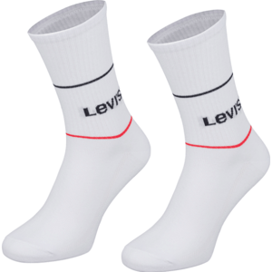 Levi's® SHORT CUT LOGO SPORT 2P MIX Ponožky, bílá, velikost