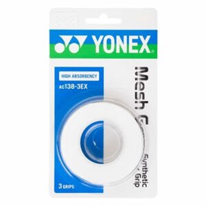 Yonex MESH GRAP AC138 3 KS Vrchní omotávka, bílá, velikost