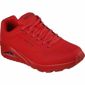 Skechers UNO - STAND ON AIR Pánská volnočasová obuv, červená, velikost