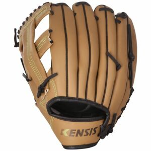 Kensis BASEBALL GLOVE 11.5 Baseballová rukavice, hnědá, velikost