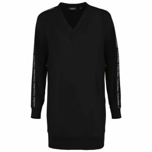 Calvin Klein PW SWEATER DRESS Dámské šaty, černá, velikost