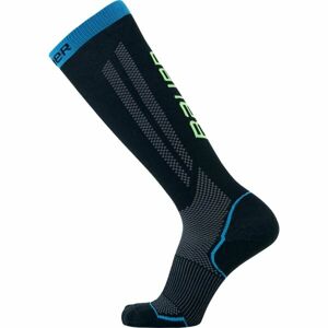 Bauer PERFORMANCE TALL SKATE SOCK Vysoké kompresní ponožky, černá, velikost