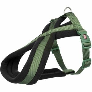 TRIXIE PREMIUM HARNESS M-L Postroj, tmavě zelená, velikost