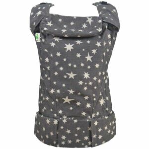 MONILU UNI COAL STARS Rostoucí šátkové nosítko pro děti, tmavě šedá, velikost