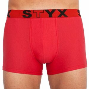 Styx MEN'S BOXERS SPORTS RUBBER Pánské boxerky, červená, velikost