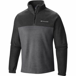 Columbia STEENS MOUNTAIN HALF ZIP Pánská mikina, černá, velikost