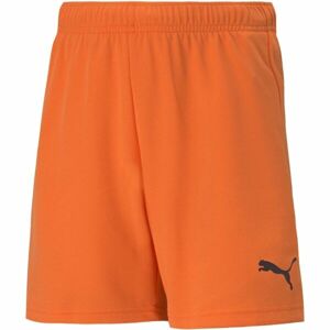 Puma TEAMRISE SHORTS Juniorské šortky, oranžová, velikost