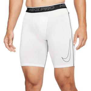 Nike PRO DRI-FIT Pánské sportovní šortky, bílá, velikost