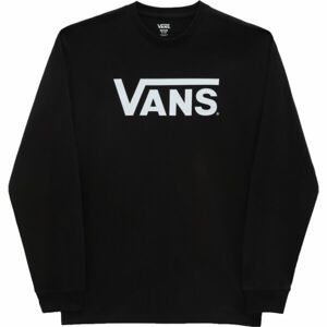 Vans CLASSIC Pánské tričko s dlouhým rukávem, černá, velikost