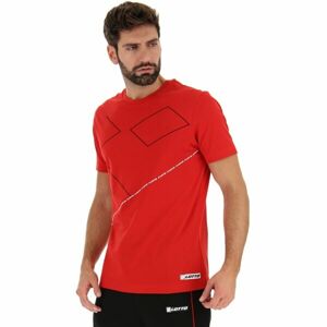 Lotto LOGO VIII TEE Pánské tričko, červená, velikost