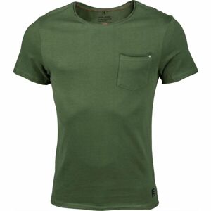BLEND T-SHIRT S/S Pánské tričko, tmavě zelená, velikost