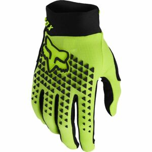 Fox DEFEND Pánské cyklistické rukavice, reflexní neon, velikost