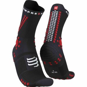 Compressport PRO RACING SOCKS v4.0 TRAIL Běžecké ponožky, černá, velikost