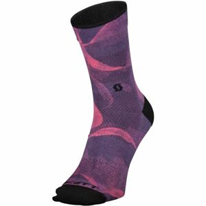Scott TRAIL VERTIC CREW W Dámské ponožky, fialová, velikost