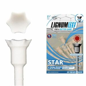 LIGNUM TEES STAR 72 MM Týčko, bílá, velikost