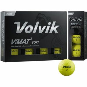VOLVIK VIMAT 12 ks Golfové míčky, žlutá, velikost