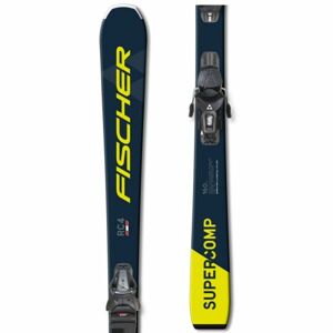Fischer RC4 SUPERCOMP + RS 9 GW SLR Sjezdové lyže, tmavě modrá, velikost