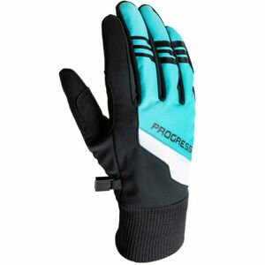 PROGRESS XC GLOVES Zimní zateplené běžkařské rukavice, černá, velikost