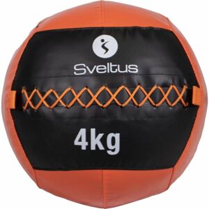 SVELTUS WALL BALL 4 KG Medicinbal, oranžová, velikost