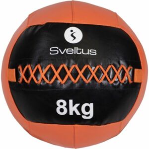 SVELTUS WALL BALL 8 KG Medicinbal, oranžová, velikost