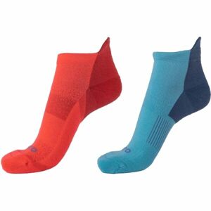 Runto LABA 2 páry sportovních ponožek s antibakteriální úpravou, oranžová, velikost