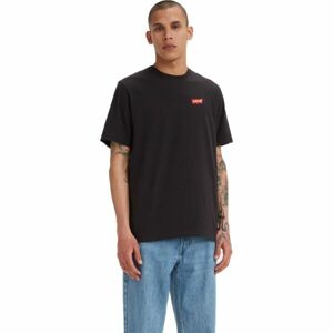 Levi's® SS RELAXED FIT TEE Pánské tričko, černá, velikost