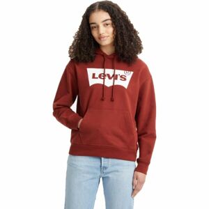 Levi's® STANDARD HOODIE Dámská mikina, červená, velikost