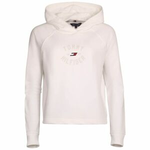 Tommy Hilfiger RELAXED TH GRAPHIC HOODIE Dámská mikina, bílá, velikost