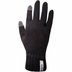 Kama RUKAVICE R301 Pletené rukavice, černá, velikost