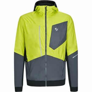 Ziener NIKOLO Pánská funkční bunda na běžky a skialpy, reflexní neon, velikost