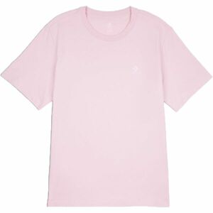 Converse CLASSIC LEFT CHEST SS TEE Pánské tričko, růžová, velikost