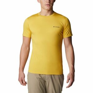 Columbia ZERO RULES SHORT Pánské triko, žlutá, velikost