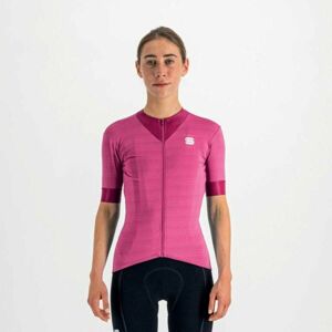 Sportful KELLY W SHORT SLEEVE JERSEY Dámský cyklistický dres, růžová, velikost